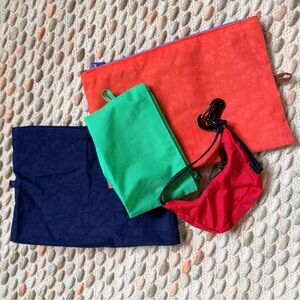 Assorted Baggu zip pouches